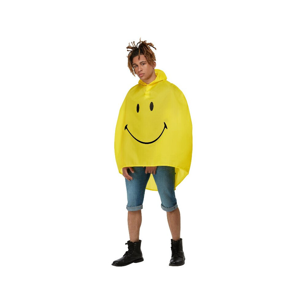 Adults Smiley Party Poncho