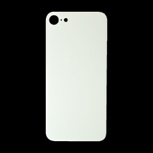 For iPhone 8 Plain Glass Back Replacement in White