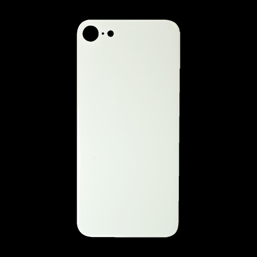 For iPhone 8 Plain Glass Back Replacement in White
