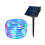 (Warm white) 5M 100LEDs Solar Powered LED RGB Light Strip Tape 13
