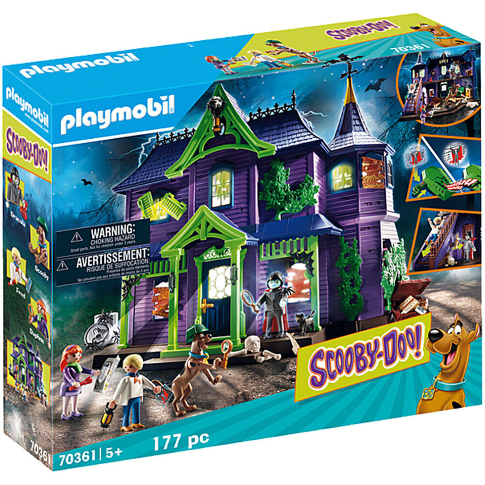 Playmobil 70361 Scooby Doo! Mystery Mansion - Scooby-Doo Adventure Playset