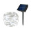 (Warm white) 5M 100LEDs Solar Powered LED RGB Light Strip Tape 11