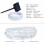 (Warm white) 5M 100LEDs Solar Powered LED RGB Light Strip Tape 7