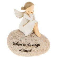 Believe in the Magic of Angels Sentimental Pebble Gift