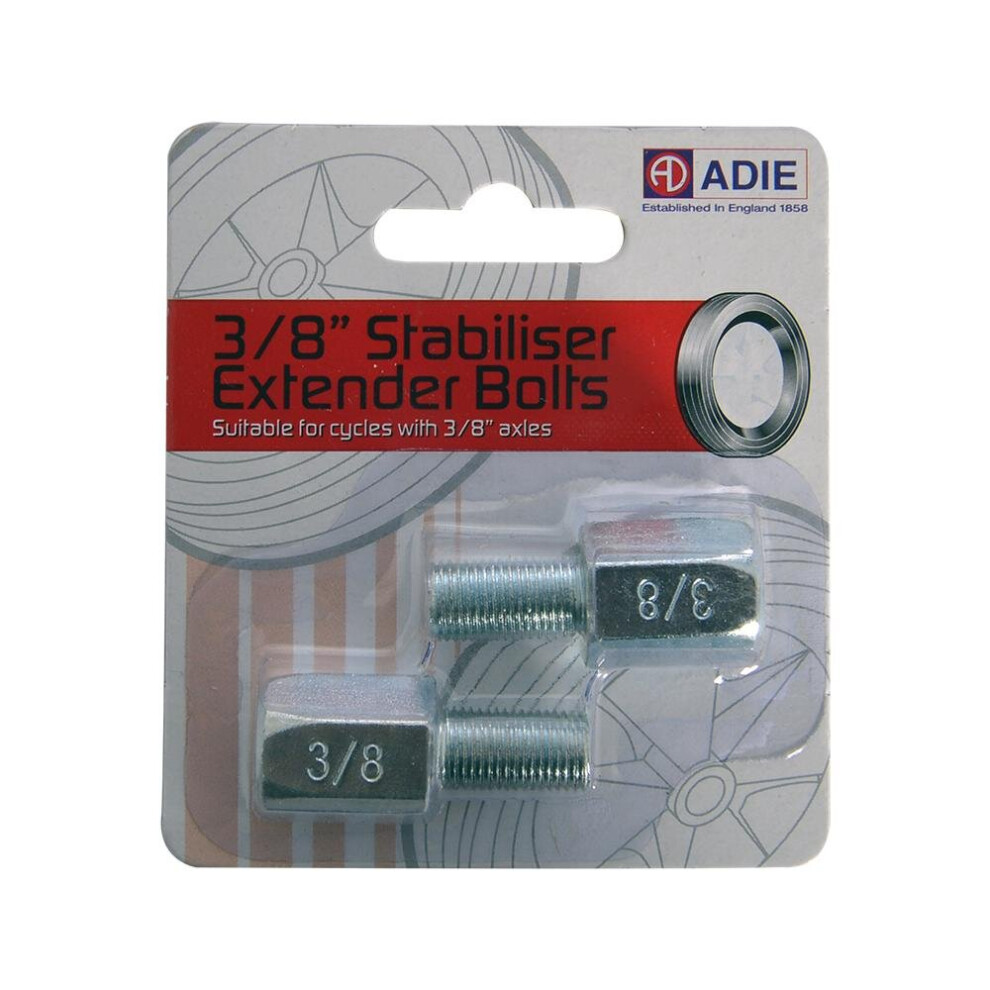 Weldtite Adie Stabiliser Extender Bolt - Pair Size 1