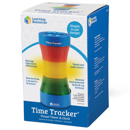 Learning Resources Learning Resources Time Tracker® Visual Timer & Clock 2