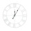 White 60cm Giant Roman Numerals Wall Clock 1