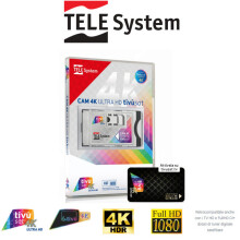 Telesystem TivùSat 4K ULTRA HD CAM + Pre Activated Smartcard