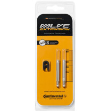 Continental Presta Valve Core Extensions Black / Silver - Pair - 40 MM