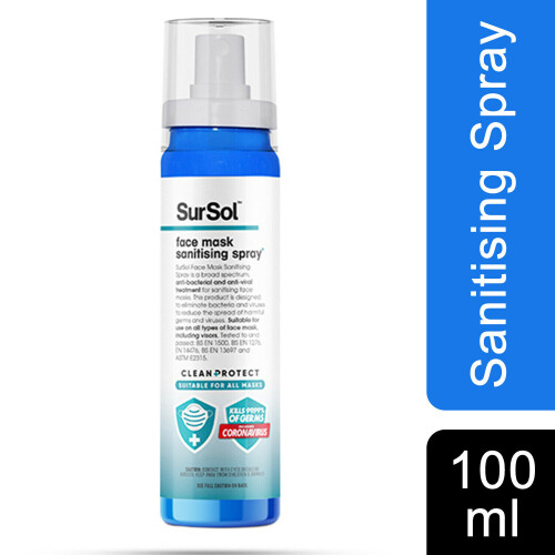 SurSol Face Mask Sanitising Spray 100ml