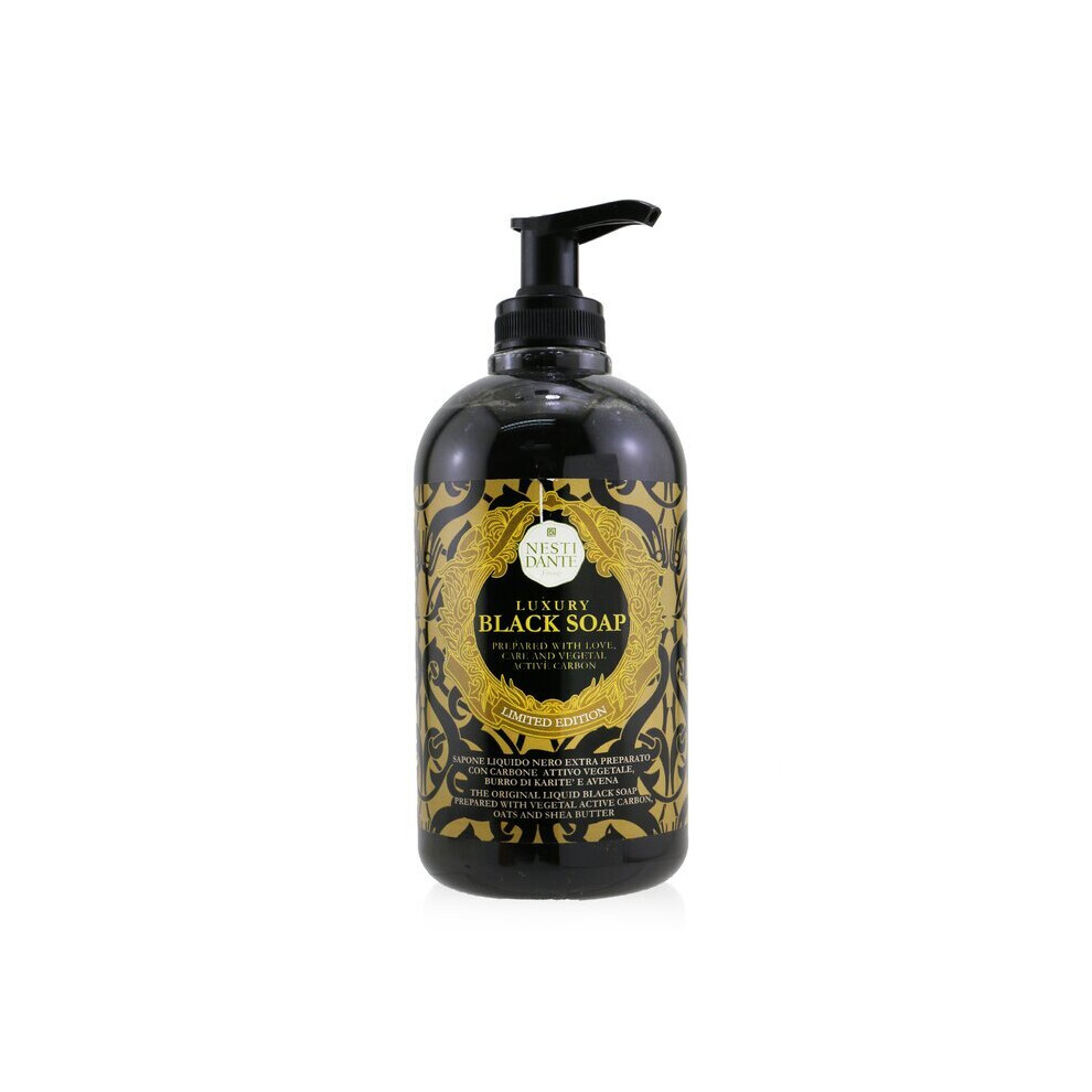 Nesti Dante 251242 16,9 oz de savon noir liquide de luxe avec carbone actif vgtal
