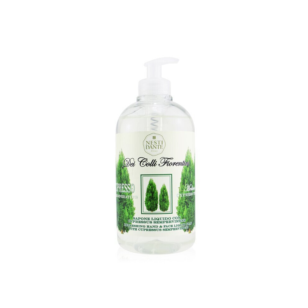 Dei Colli Fiorentini Refreshing Hand & Face Liquid Soap - Cypress Tree - 500ml/16.9oz