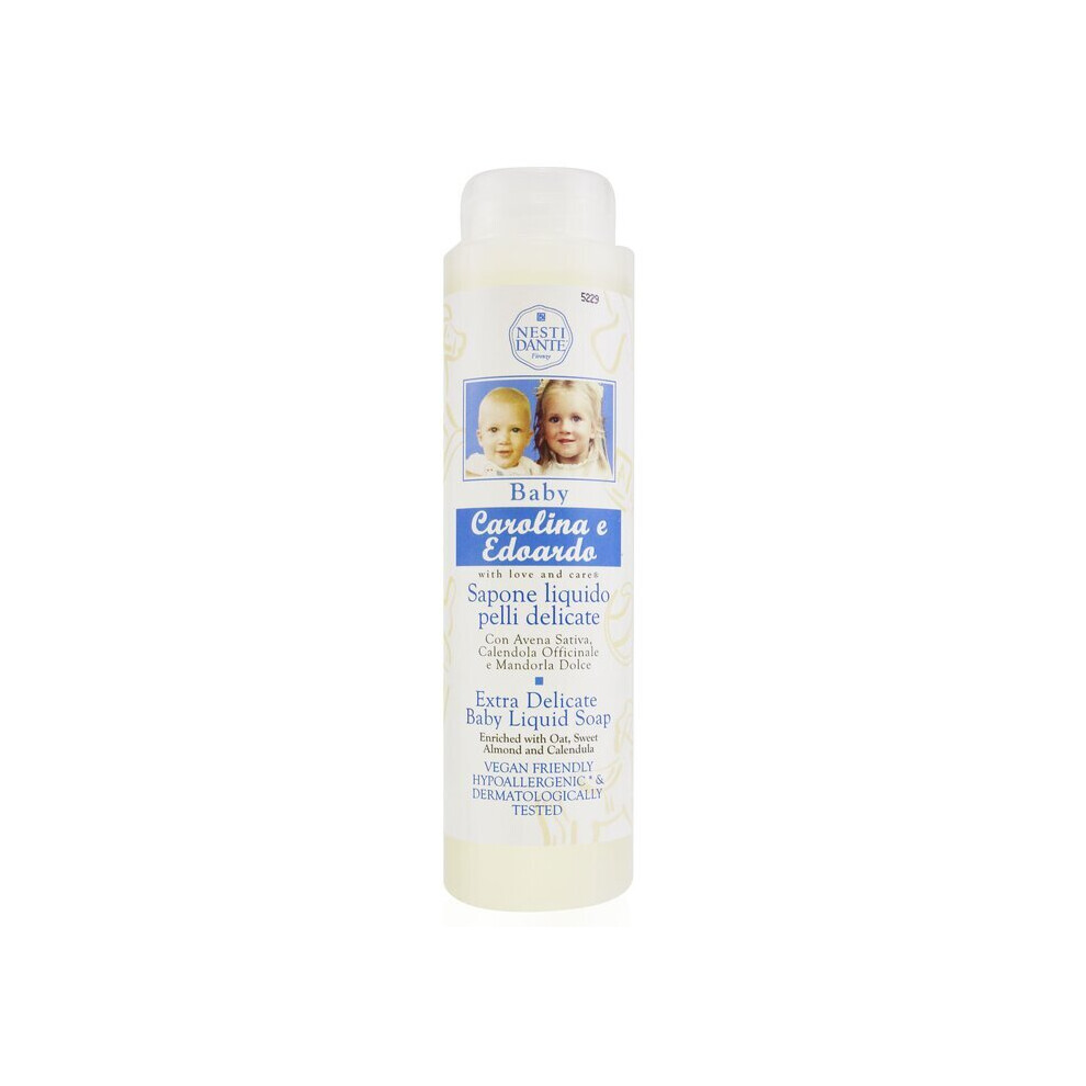 Carolina & Edoardo Extra Delicate Baby Liquid Soap With Oat Sweet Almond & Calendula (shower Gel) - 300ml/10.2oz