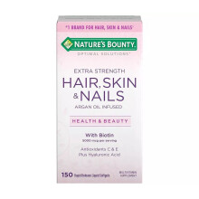 Nature's Bounty, Natures Bounty, Optimal-Lösungen, Extra-Starkes Haar, Haut & Nägel, 150 Rapid Release Liquid Softgels