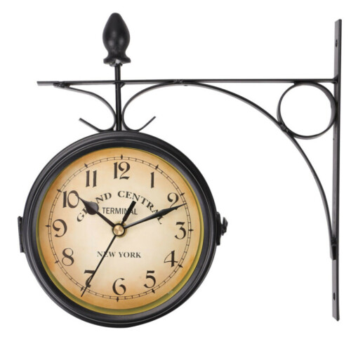 Outdoor Grand Central Terminal DoubleSided Wall Clock on OnBuy