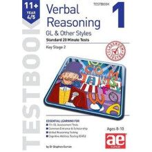 11+ Verbal Reasoning Year 4/5 GL & Other Styles Testbook 1