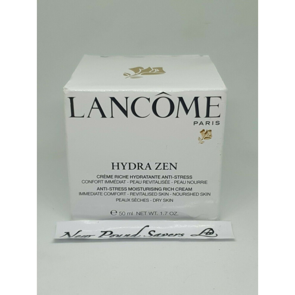 Lancome Hydra Zen 50ml Anti-Stress Moisturising Rich Cream