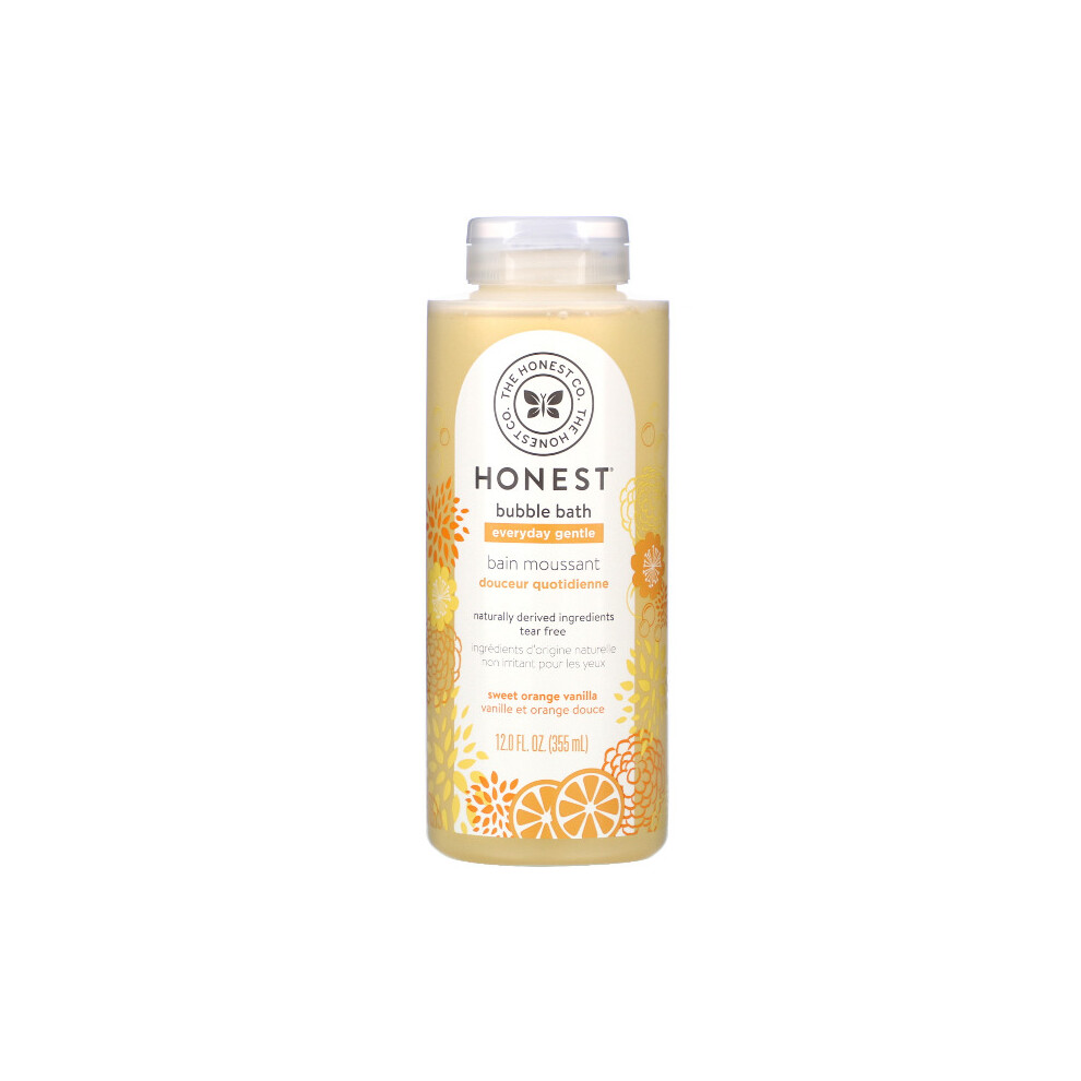 The Honest Company, Gentle Bubble Bath, Sweet Orange Vanilla, 355ml