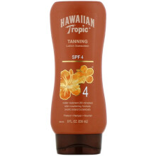 Hawaiian Tropic, Tanning, Lotion Sunscreen, SPF 4, 236ml
