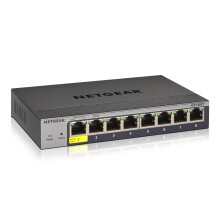 Interruttore - NETGEAR - GS108Tv3 - 8 porte RJ-45 - Gigabit Ethernet - Gestito