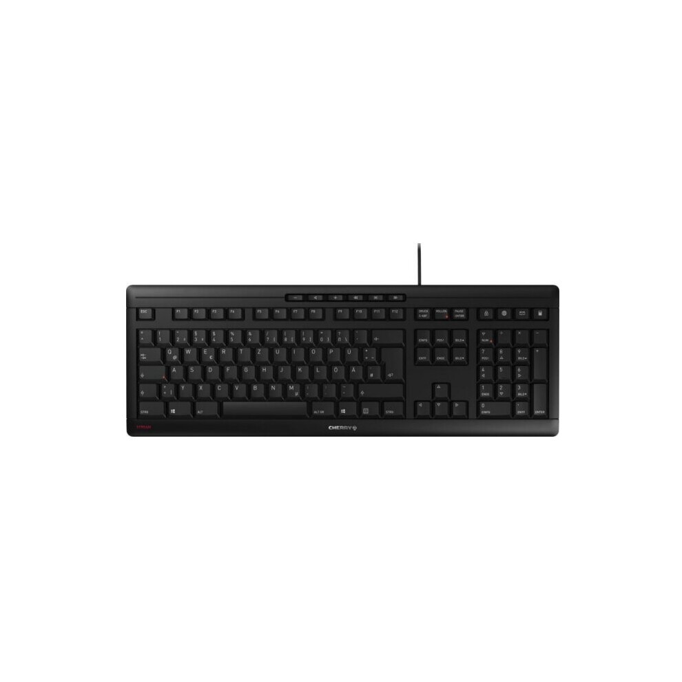 Cherry Jk-8500 Keyboard Usb Qwerty English Black Black,Red 4025112090233