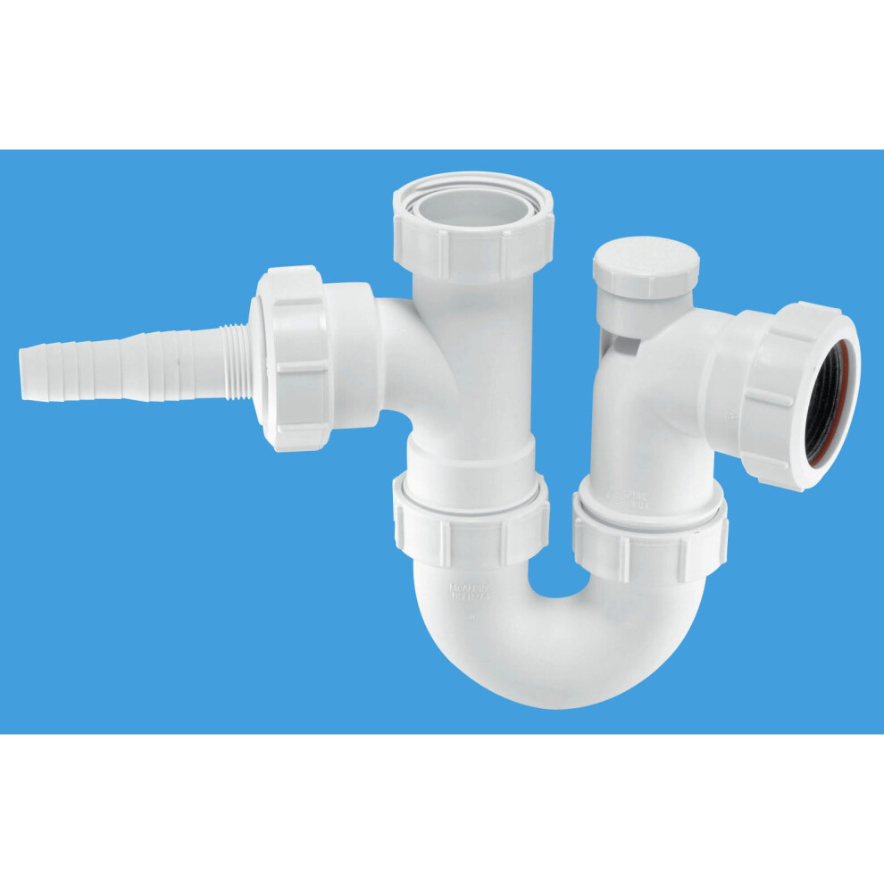 McAlpine Anti -Syphon Sink Trap with Horizontal Nozzle WM2V