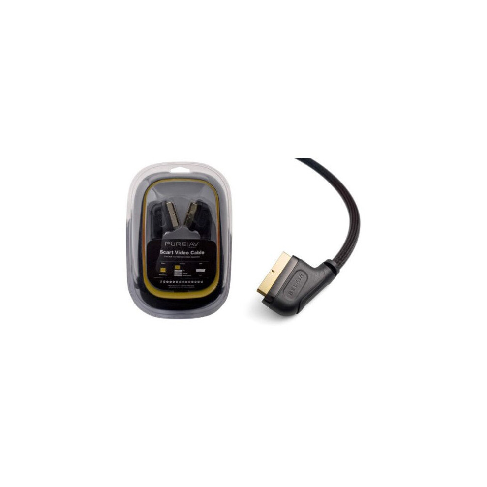 Belkin Scart Av Audio Video Cable, 3M Black