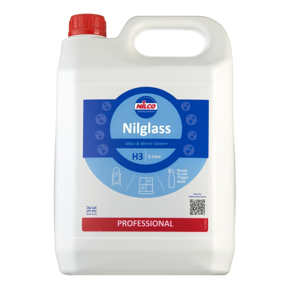 Nilco Nilglass Glass & Mirror Cleaner - 5L