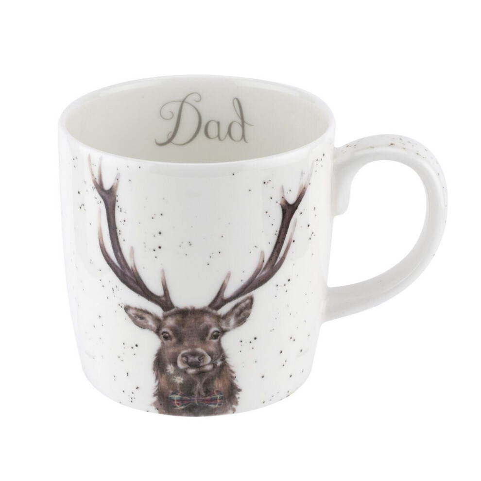 Wrendale Dad Stag Large Mug-image-OPC-P5ZVSSX-NEW