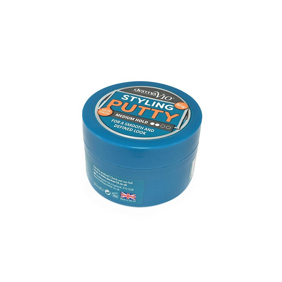 Derma V10 Styling Putty Hold 50Ml Medium