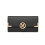 (Black) Leather Look Classic Long Purse 2