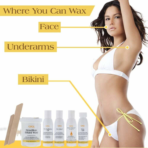 GiGi Brazilian Bikini Wax Microwave Kit 1