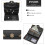 (Black) Leather Look Classic Long Purse 5