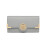 (Grey) Leather Look Classic Long Purse 4