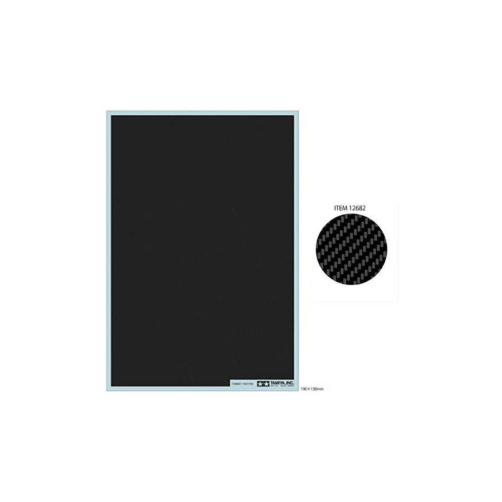 TAMIYA 12682 Carbon Decal Twill Weave - Extra Fine 1:24 Model Kit Accessory