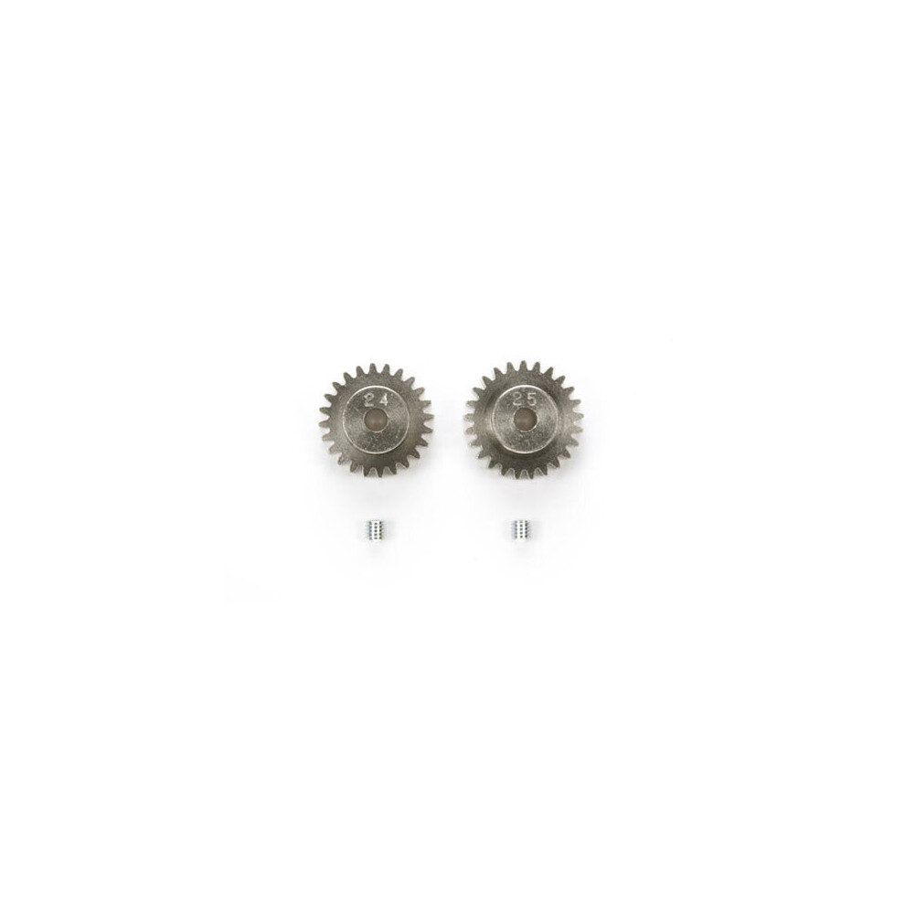 Tamiya 50477 24T, 25T AV Pinion Gear Set (TA03/TA04/TA05/TB02/TB03/TB04/TT02)