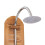 VidaXL vidaXL Solid Teak Garden Shower 70x75x204cm Freestanding Poolside Tower Stall 4