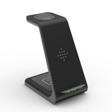 (FOR SAMSUNG, BLACK) Wireless Charger 3 in 1 Qi charger Fast Charger