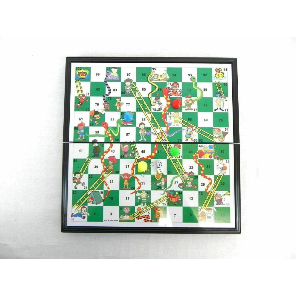 NEW LARGE SNAKES AND LADDER BOARD GAME SET FOR KIDS CHILDREN