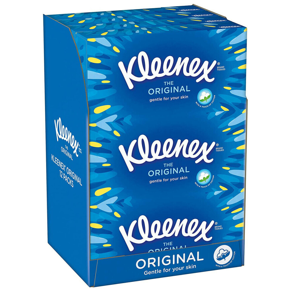 Kleenex (Original - 12 Boxes) Facial Tissues