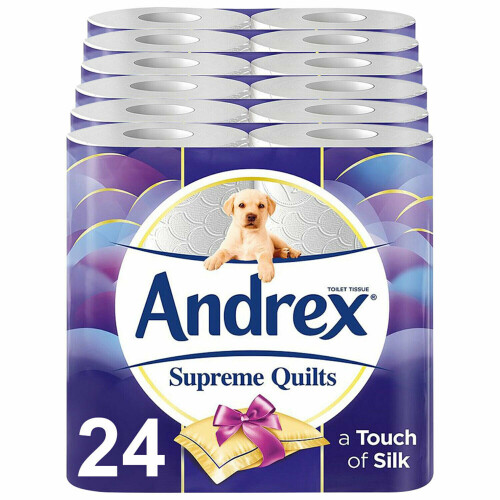 Andrex Supreme Quilts Toilet Roll (6 x 4Roll) on OnBuy