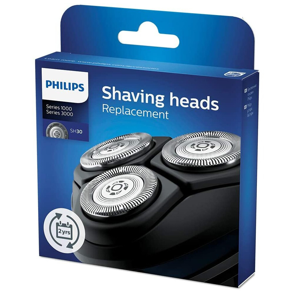 Philips SH30/50 Replacement Blades Comfortable Clean Shave For Series 1000/3000 Electric Shavers