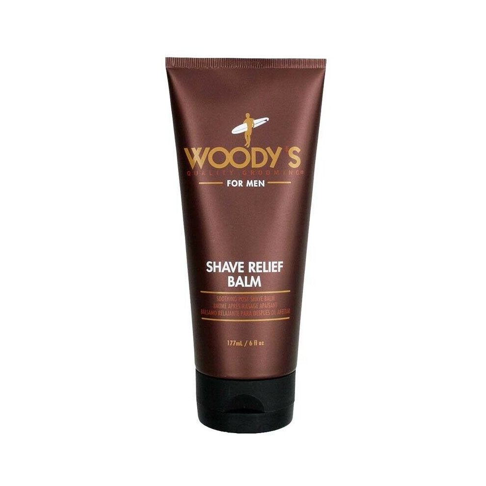 WOODY'S for Men Shave Relief Balm Aftershave Balm Soothing 177ml 