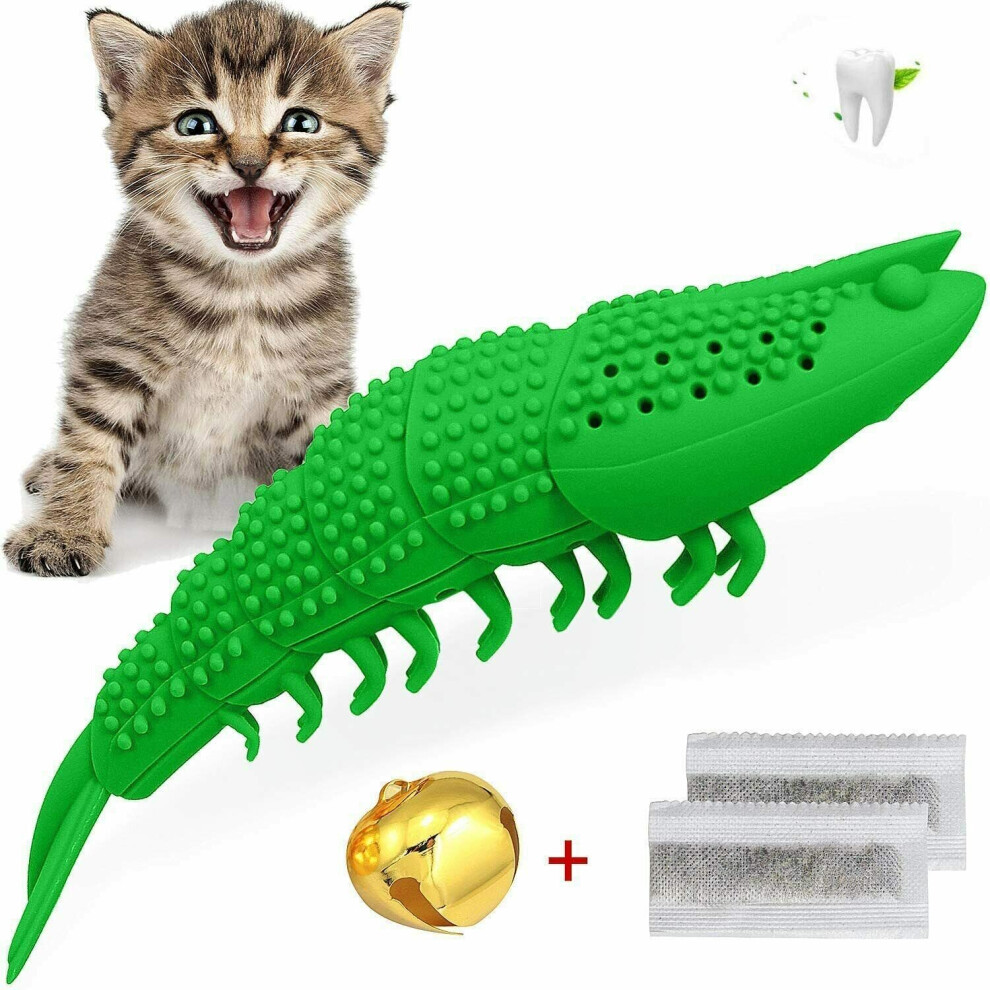 Cat Toothbrush Stick Cat Teeth Cleaning Chew Toys Pet Oral Dental Care Cleaner