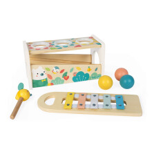 Janod Pure Tap Tap Xylophone - Plush Soft Toy