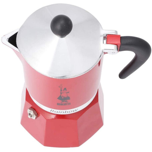 Bialetti Espressomaschine - Bialetti - 4962 - Aluminium - Rot - 3 Tassen 2