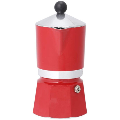 Bialetti Espressomaschine - Bialetti - 4962 - Aluminium - Rot - 3 Tassen 1