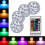 Ranpo 4PCS υποβρύχια φώτα Led φώτα αδιάβροχα RGB τηλεχειριζόμενα φώτα πισίνας λίμνης 1