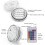 Ranpo 4PCS υποβρύχια φώτα Led φώτα αδιάβροχα RGB τηλεχειριζόμενα φώτα πισίνας λίμνης 2