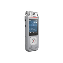 Philips DVT4110 8GB digitálny diktafón VoiceTracer 3MIC s aplikáciou pre smartfón - strieborný/chrómový